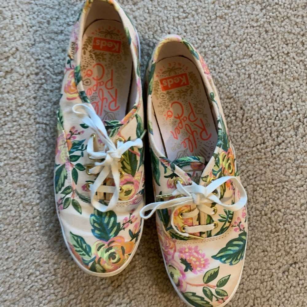 Keds floral shoes